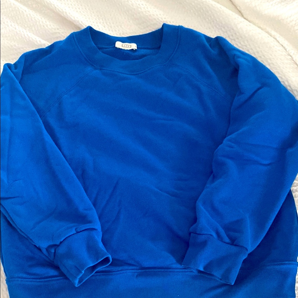 AYR Vibrant Blue 100% cotton Crewneck Sweatshirt
